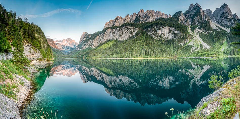 Gosausee Panorama Foto Rudikainphotografie Klein Agent (Te Verwerken) RUDI KAIN W950