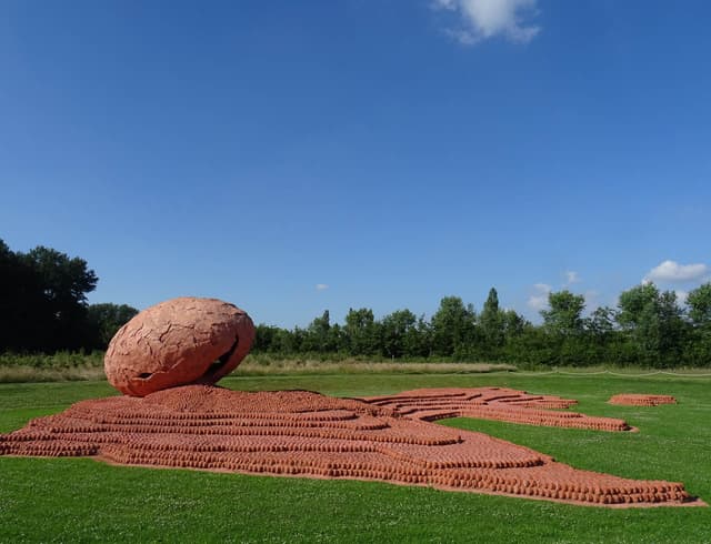 Kunstwerk Ei Caja GR W1280