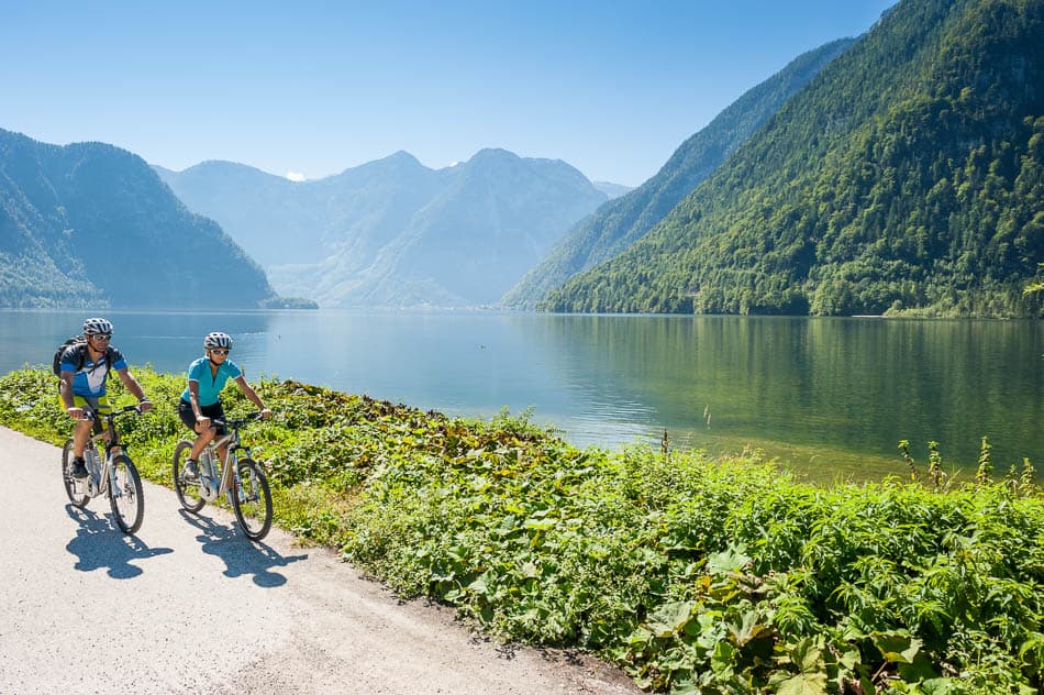 Cycling Ostufertrail Hallstaettersee ©Oberoesterreich Tourismus Gmbh Ralf Hochhauser Agent (Te Verwerken) Ralf Hochhauser W950