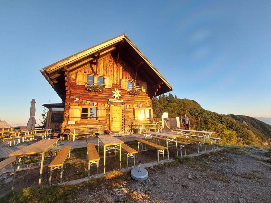 Goisererhütte Sonnenaufgang Elisabeth Carda Agent (Te Verwerken) Dachstein Tourismus Ag W950